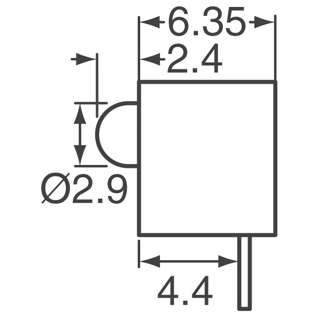 WP934CB/SRD Kingbright  LED - Circuit imprimé Indicateurs Réseaux Barres lumineuses Graphiques à barres